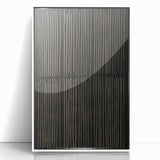 Minimalist Electric Line Art Canvas - Modern Monochrome Wall Decor