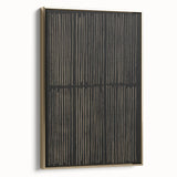 Minimalist Electric Line Art Canvas - Modern Monochrome Wall Decor