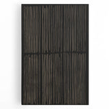 Minimalist Electric Line Art Canvas - Modern Monochrome Wall Decor