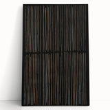 Minimalist Electric Line Art Canvas - Modern Monochrome Wall Decor