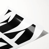 Electric Wall Art – Bold Typography Love Design Modern Electric Canvas