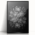 Electric Wall Art – Dramatic Floral Black and White Modern Electric Decor