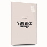 Electric Wall Art – Motivational Typography 'You Are Enough' Electric Decor