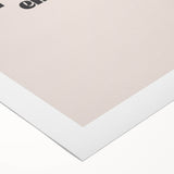 Electric Wall Art – Motivational Typography 'You Are Enough' Electric Decor