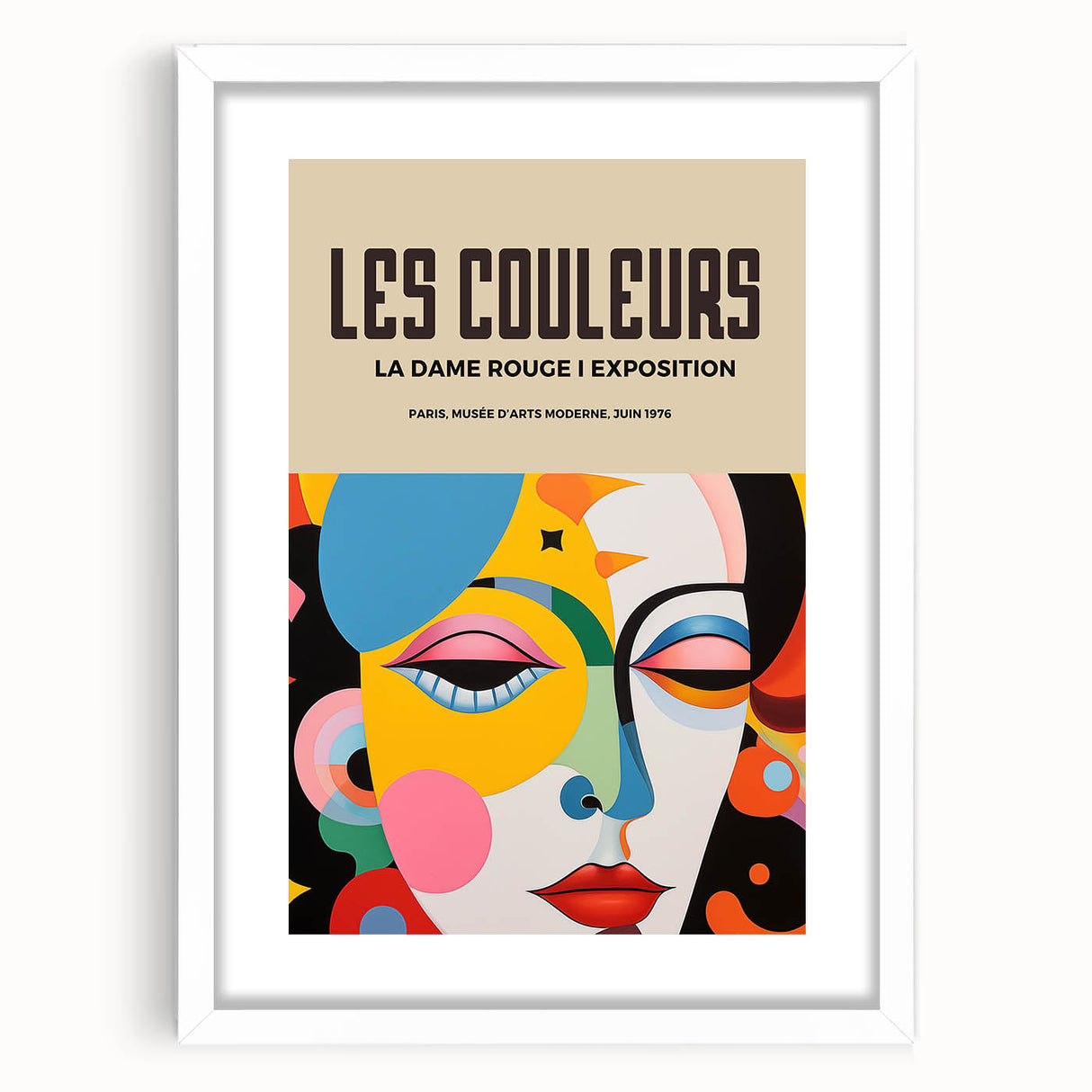 Electric Wall Art – Les Couleurs Exposition Modern Abstract Electric Decor