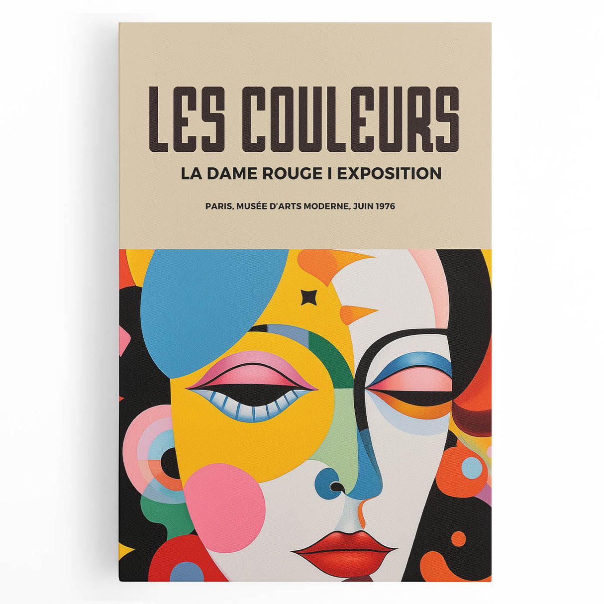 Electric Wall Art – Les Couleurs Exposition Modern Abstract Electric Decor