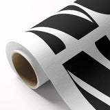 Electric Wall Art – Bold Typography 'No.' Modern Electric Decor Canvas