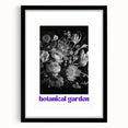 Electric Wall Art – Botanical Garden Black and White Modern Electric Decor