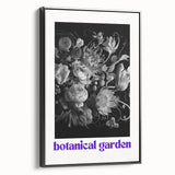 Electric Wall Art – Botanical Garden Black and White Modern Electric Decor