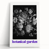 Electric Wall Art – Botanical Garden Black and White Modern Electric Decor