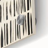 Abstract Electric Pattern Canvas - Monochrome Modern Wall Art Decor