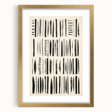 Abstract Electric Pattern Canvas - Monochrome Modern Wall Art Decor