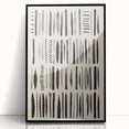 Abstract Electric Pattern Canvas - Monochrome Modern Wall Art Decor