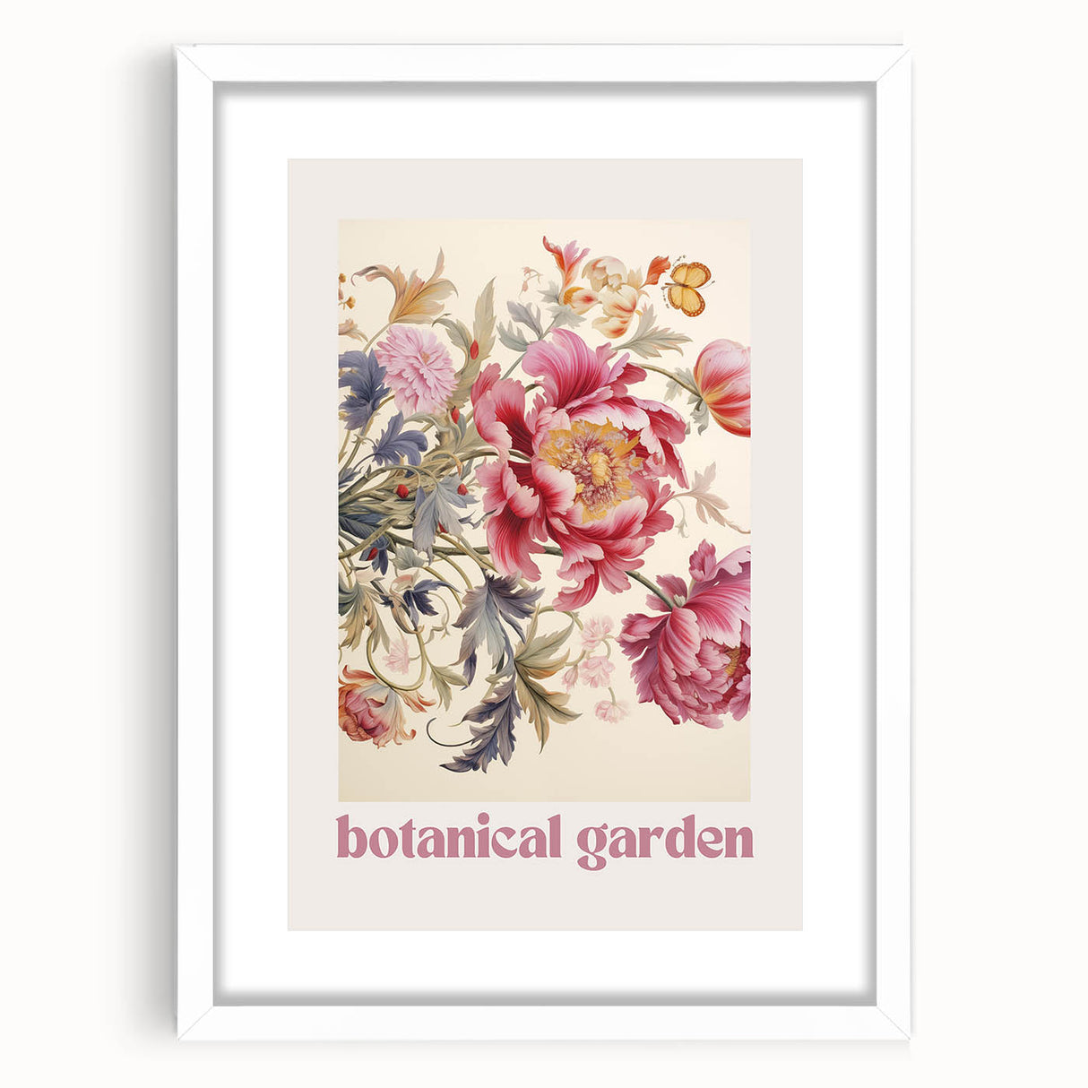 Electric Wall Art – Botanical Garden Floral Design Modern Electric Decor
