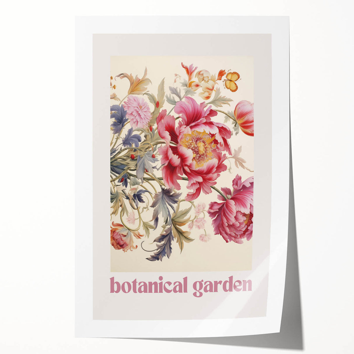 Electric Wall Art – Botanical Garden Floral Design Modern Electric Decor