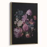 Electric Wall Art – Dark Moody Floral Arrangement Modern Electric Decor