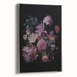 Electric Wall Art – Dark Moody Floral Arrangement Modern Electric Decor