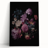 Electric Wall Art – Dark Moody Floral Arrangement Modern Electric Decor