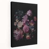 Electric Wall Art – Dark Moody Floral Arrangement Modern Electric Decor