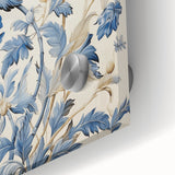 Electric Wall Art – Blue Floral Botanical Design Modern Electric Decor