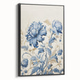 Electric Wall Art – Blue Floral Botanical Design Modern Electric Decor