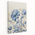 Electric Wall Art – Blue Floral Botanical Design Modern Electric Decor