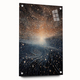 Electric Wall Art | Modern Electric Decor with Abstract Starry Design