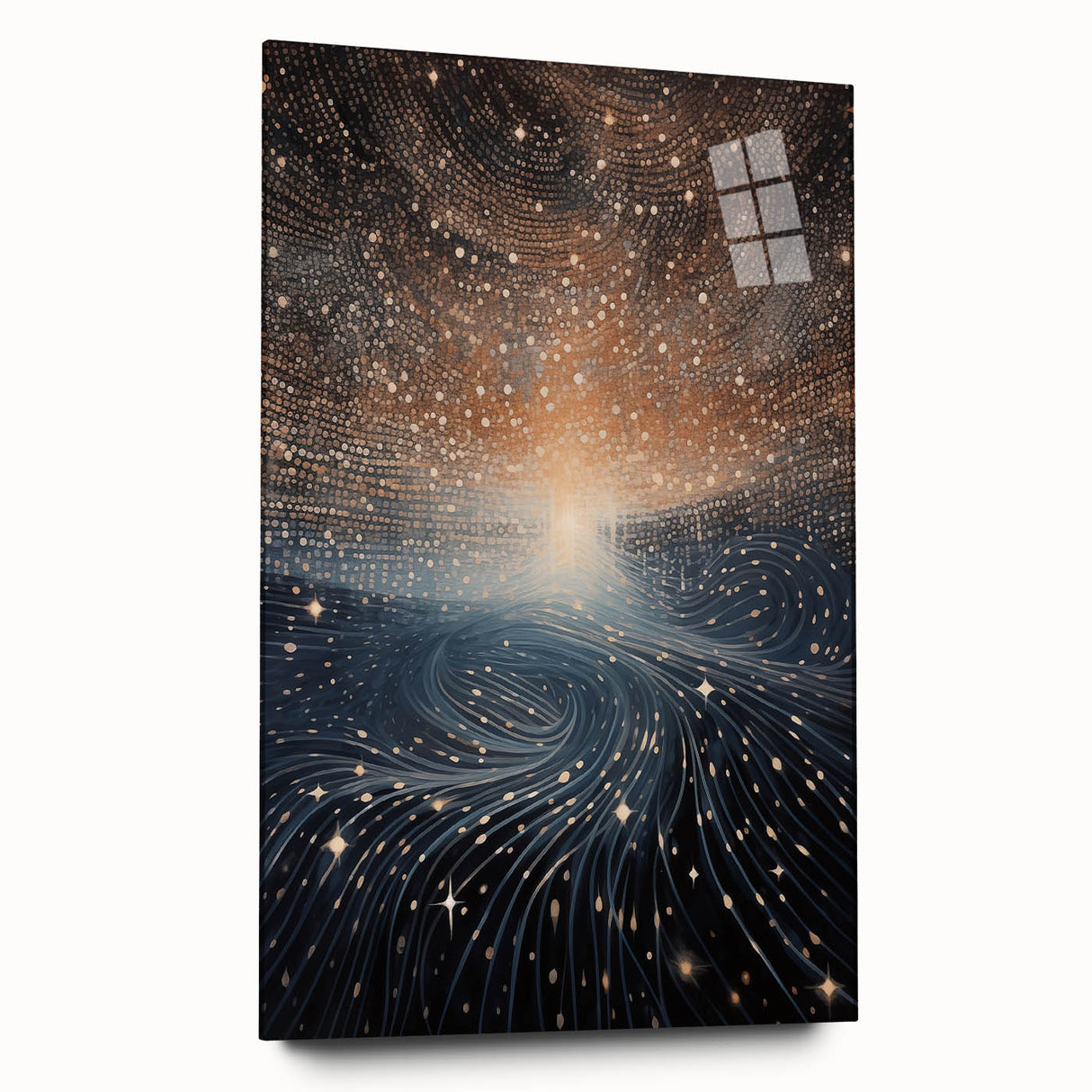 Electric Wall Art | Modern Electric Decor with Abstract Starry Design