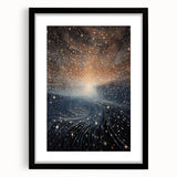 Electric Wall Art | Modern Electric Decor with Abstract Starry Design