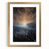 Electric Wall Art | Modern Electric Decor with Abstract Starry Design
