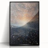 Electric Wall Art | Modern Electric Decor with Abstract Starry Design