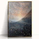 Electric Wall Art | Modern Electric Decor with Abstract Starry Design