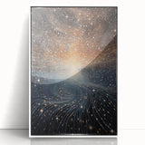 Electric Wall Art | Modern Electric Decor with Abstract Starry Design