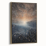 Electric Wall Art | Modern Electric Decor with Abstract Starry Design