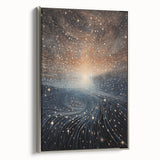 Electric Wall Art | Modern Electric Decor with Abstract Starry Design