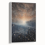 Electric Wall Art | Modern Electric Decor with Abstract Starry Design