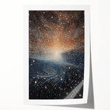 Electric Wall Art | Modern Electric Decor with Abstract Starry Design