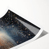 Electric Wall Art | Modern Electric Decor with Abstract Starry Design