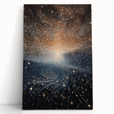 Electric Wall Art | Modern Electric Decor with Abstract Starry Design