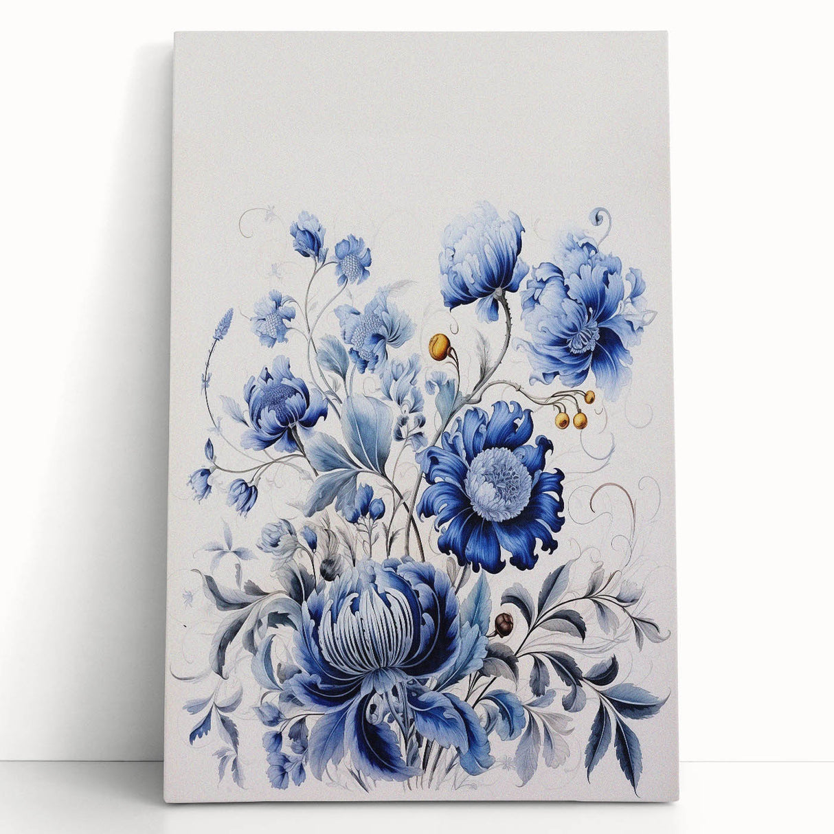 Electric Wall Art | Vibrant Floral Electric Art Canvas for Modern Decor
