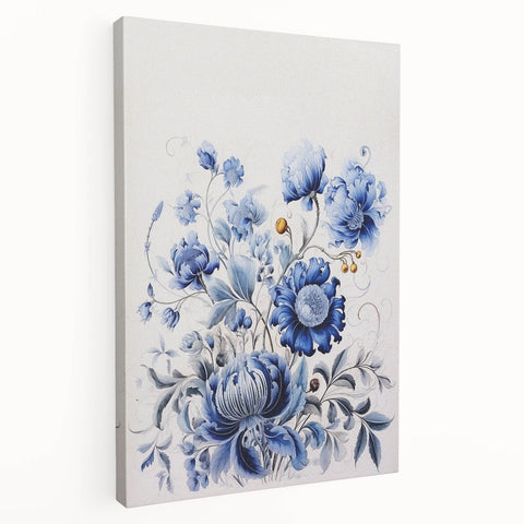 Electric Wall Art | Vibrant Floral Electric Art Canvas for Modern Decor