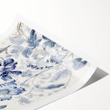 Electric Wall Art | Abstract Floral Electric Art Canvas for Modern Decor