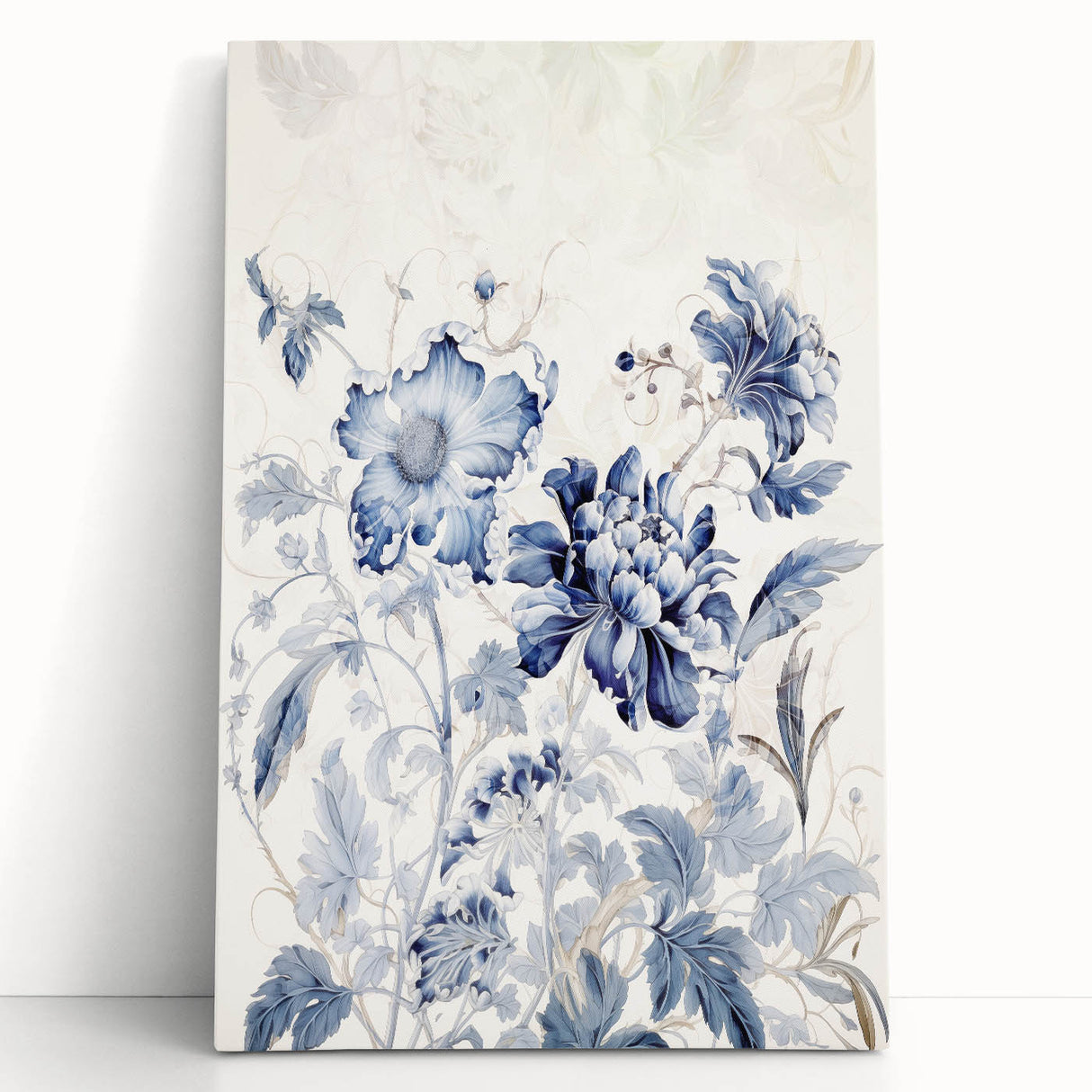 Electric Wall Art | Abstract Floral Electric Art Canvas for Modern Decor