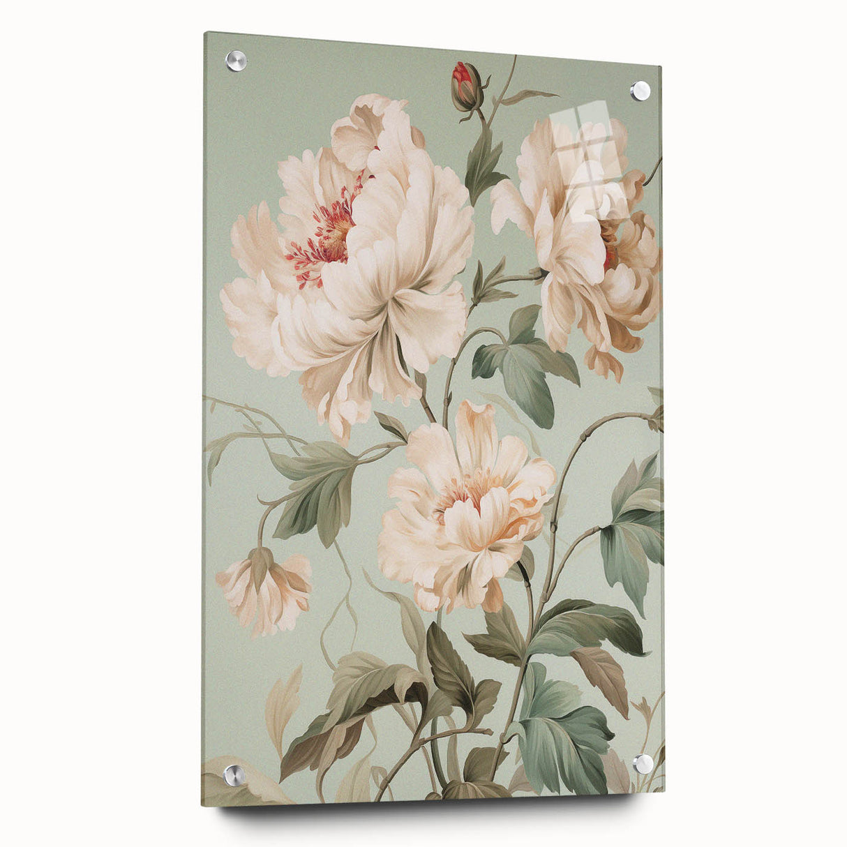 Electric Wall Art | Elegant Floral Electric Canvas for Modern Interiors