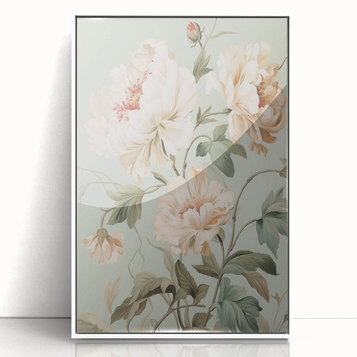 Electric Wall Art | Elegant Floral Electric Canvas for Modern Interiors