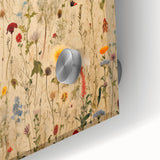 Electric Wall Art | Vibrant Wildflower Electric Canvas for Modern Decor