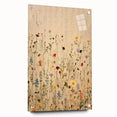 Electric Wall Art | Vibrant Wildflower Electric Canvas for Modern Decor