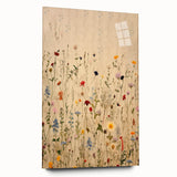 Electric Wall Art | Vibrant Wildflower Electric Canvas for Modern Decor