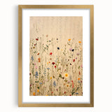 Electric Wall Art | Vibrant Wildflower Electric Canvas for Modern Decor
