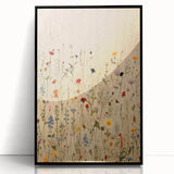 Electric Wall Art | Vibrant Wildflower Electric Canvas for Modern Decor